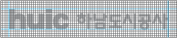 huic 하남도시공사 - 국영문 가로조합 로고 Grid System Type