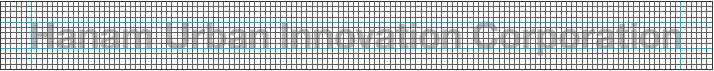 Hanam Urban Innovation Corporation - 영문 로고 Grid System Type